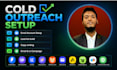 setup instantly, smartlead cold email campaign, linkedin cold outreach