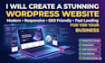 create a stunning wordpress website for your business