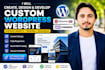 design, redesign or develop custom wordpress website