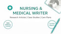 write nursing notes and medical articles