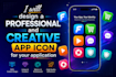 design a professional and creative app icon for your application