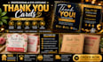 design business cards thank you cards and product packaging