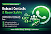 extract contacts and avoid ban new whatsapp group growth