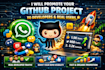 promote your github project to developers and real users