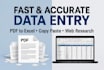 fast and accurate data entry
