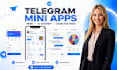 create telegram mini app with web3, ai chatbot and game features