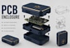 render 3d electronic enclosure design waterproof 3d pcb 3d smart device casing