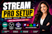 setup whatnot live stream on obs with animated overlays