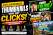 design clickable social media thumbnails