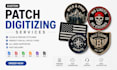 custom patch embroidery digitizing services