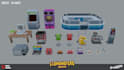 create high quality 3d game props and assets