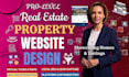 real state landing page website design, wordpress realtor website idx redesign