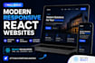 build a responsive react website