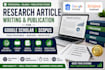 write, prepare research article on google scholar and scopus journal publication