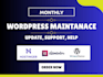 provide wordpress website maintenance and support