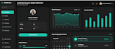 develop responsive admin dashboard UI for web apps