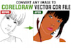 convert logo image to editable coreldraw cdr vector file