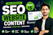 write SEO website content using chatgpt