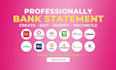 reconcile bank statement PDF to editable format