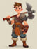 create 2d game character or 2d game character