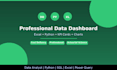 design a professional data dashboard in excel and python