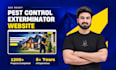 design a pest control and exterminator wordpress website
