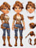 design 2d game character