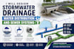 design stormwater drainage, water distribution and sewer systems