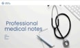 create professional cosmetology and medical notes