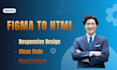 convert figma design to responsive html css website