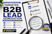 build targeted b2b leads with verified emails using apollo and linkedin