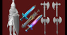do 3d sword model printing 3d cosplay 3d gun 3d weapon prop