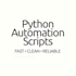 write a custom python automation script for your task