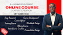 create online course content, elearning course, training content with a workbook