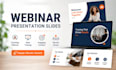 webinar presentation slides, coaching webinar deck, sales training slides