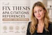 fix thesis apa citations references harvard ama reference editing and formatting