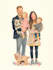 custom watercolor family portrait