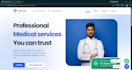 build responsive medical clinic website in react