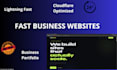 design a lightning fast business website on cloudflare