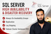 configure sql server always on, failover cluster and disaster recovery