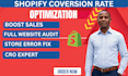 do shopify cro, cro audit and conversion rate optimization to boost sales