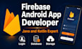 build a firebase android app with login and database