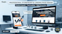 design and develop a custom storefront and landing page