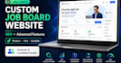 build a custom job board website with SEO and advanced features