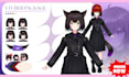 do unique live2d vtuber model live2d rigging custom vtuber model in anime art