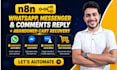 build n8n whatsapp messenger comment auto reply abandoned cart recovery
