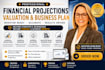 do a financial plan, analysis, valuation, and business plan