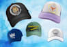 create hats design, logo, embroidery, modern