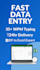 do fast and accurate data entry, copy paste, PDF to excel
