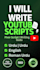 write engaging youtube scripts in urdu and english